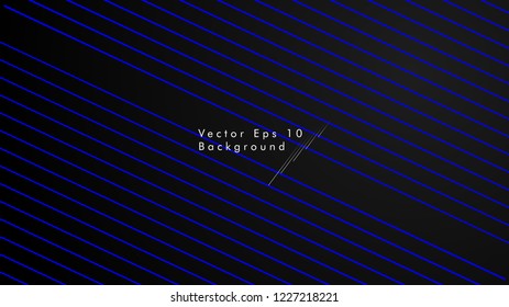 abstract black background with diagonal lines, blue color