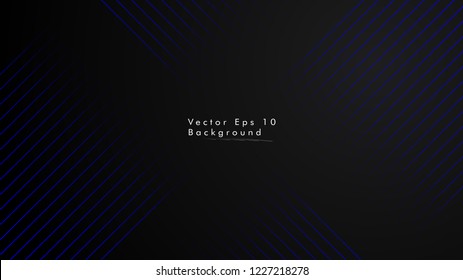 abstract black background with diagonal lines, blue color