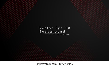 abstract black background with diagonal lines, red color