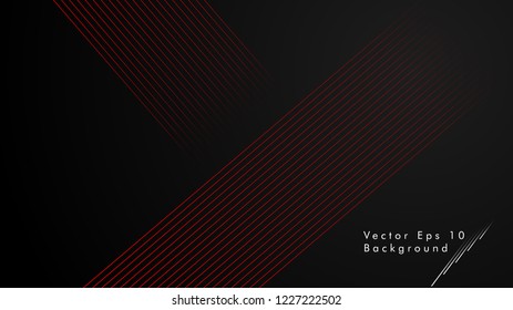 abstract black background with diagonal lines, red color
