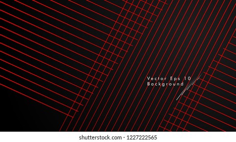 abstract black background with diagonal lines, red color