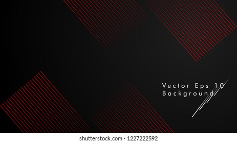 abstract black background with diagonal lines, red color