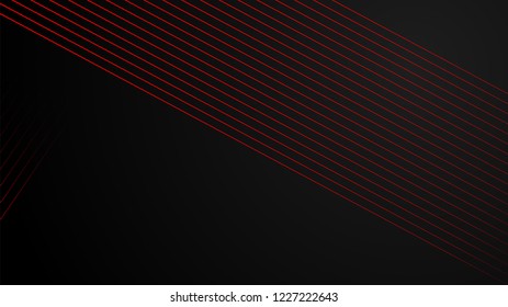abstract black background with diagonal lines, red color