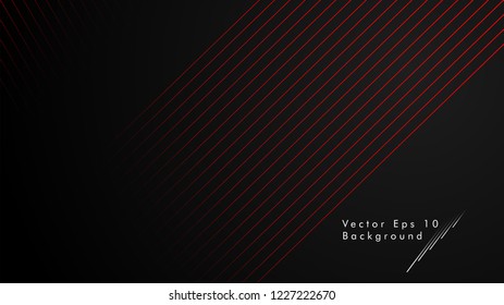 abstract black background with diagonal lines, red color