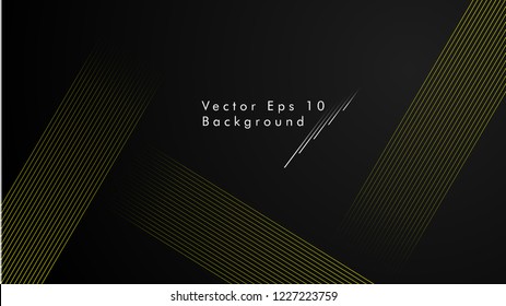abstract black background with diagonal lines, yellow color