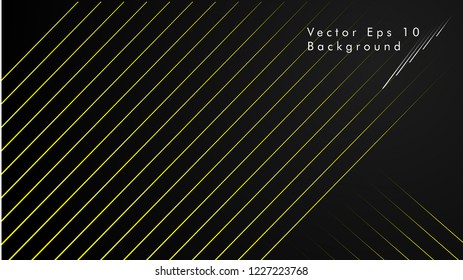 abstract black background with diagonal lines, yellow color