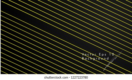 abstract black background with diagonal lines, yellow color
