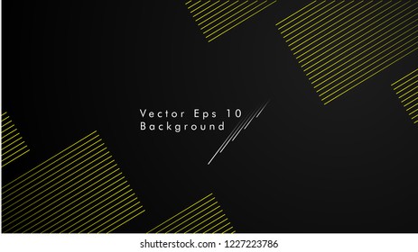 abstract black background with diagonal lines, yellow color
