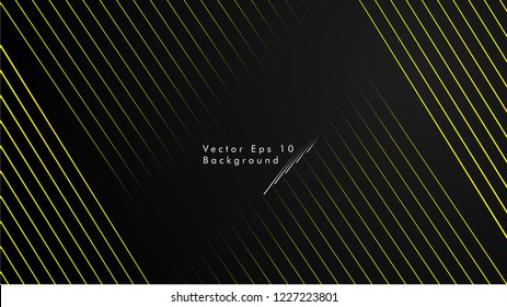 abstract black background with diagonal lines, yellow color