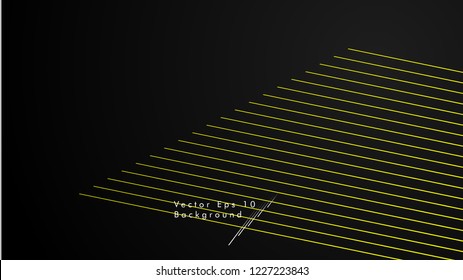 abstract black background with diagonal lines, yellow color