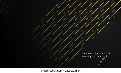 abstract black background with diagonal lines, yellow color