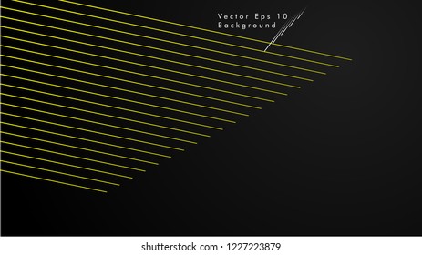 abstract black background with diagonal lines, yellow color
