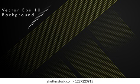abstract black background with diagonal lines, yellow color