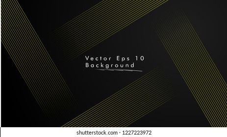abstract black background with diagonal lines, yellow color