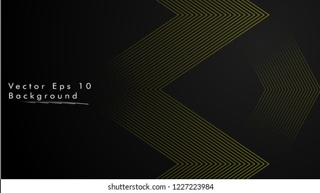 abstract black background with diagonal lines, yellow color