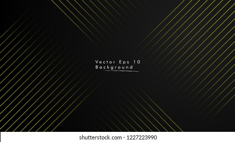 abstract black background with diagonal lines, yellow color