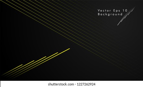 abstract black background with diagonal lines, color yellow