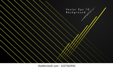 abstract black background with diagonal lines, color yellow