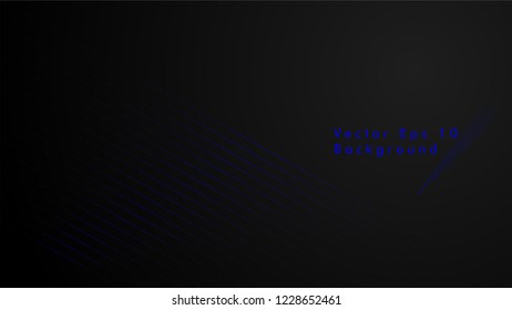 abstract black background with diagonal lines, blue color