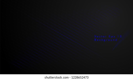 abstract black background with diagonal lines, blue color
