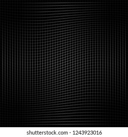 Abstract black background with diagonal lines. Gradient vector line pattern design. Monochrome graphic.