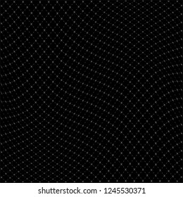 Abstract black background with diagonal lines. Gradient vector line pattern design. Monochrome graphic.