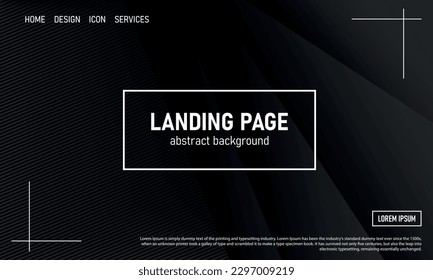Abstract black background with diagonal lines. Design for web sites, presentation, banner, cover, web, flyer, card, poster, game, texture, slide and powerpoint