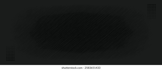 Abstract Black Background with Diagonal Lines Pattern