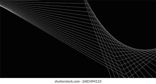Fondo negro abstracto con líneas diagonales, líneas negras.