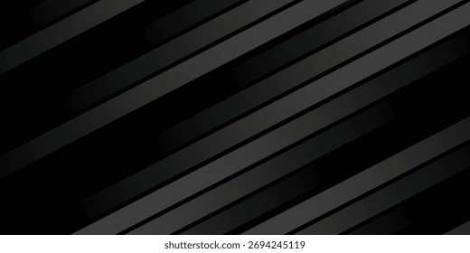 Abstract black background with diagonal lines. Black abstract geometric background. Modern shape concept. Black Speed Lines Background,comic and Motion concept. Dark abstract geometric background.