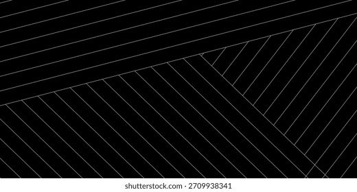Abstractas fondo negro con líneas diagonales. Textura de Vector abstracto oscuro moderno.