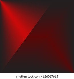 Abstract black background with diagonal red stripes.