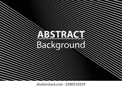 Abstract black background with diagonal striped lines Striped texture. Dark Blending line background design. EPS 10 Vector illustration