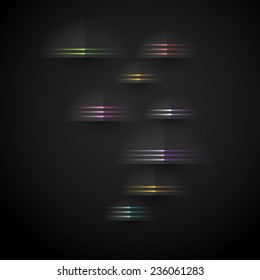 Abstract black background, eps10 vector