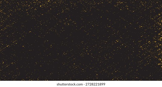 Abstractas fondo negro con partículas de oro dispersas y motas, creando una textura lujosa y elegante. Adecuado para proyectos de diseño premium, temas festivos, fondos digitales, Fondos de pantalla, marcas y composiciones abstractas modernas.