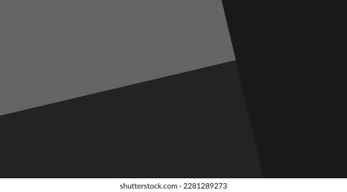 Abstract black background with geometric shapes. For wallpaper, cover, banner, poster, placard and vivid presentation. Modern geometric design background for business card and flyer template, vector