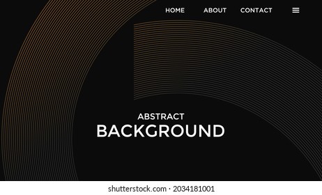 ABSTRACT BLACK BACKGROUND WITH GOLD GRADIENT.GOOD FOR WALLPAPER, COVER, POSTER DESIGN