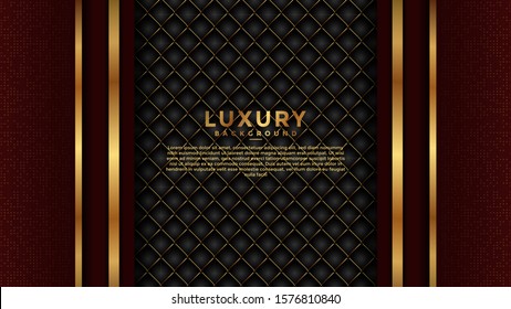 abstract black background with gold lines. black textured background. isolated background and golden light.