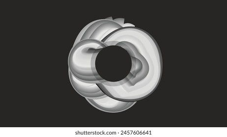 abstract black background with black hole