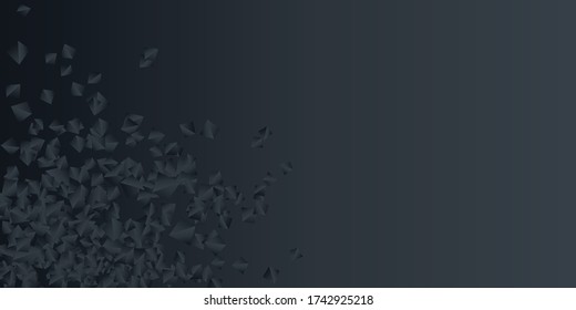 Abstract black background Illustration with geometric shapes decoration. Elegant black metallic pattern or texture. Can be use for Black Friday sale poster. Commercial discount event banner