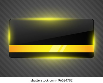 Abstract black background with light. Vector illustration.