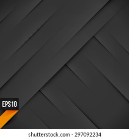 Abstract black background with lights and shadows.