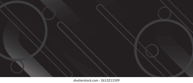 Abstract black background. Minimal geometric gray light background abstract design. EPS 10.