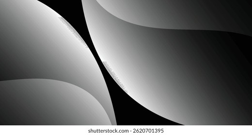 Abstrakter schwarzer Hintergrund. Modernes und kreatives Trenddesign in Vektorgrafik