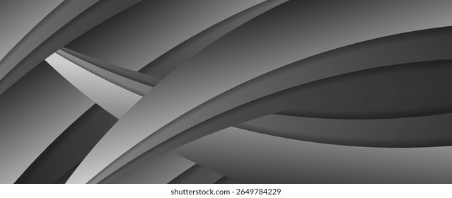 Abstrakter schwarzer Hintergrund. Modernes und kreatives Trenddesign in Vektorgrafik