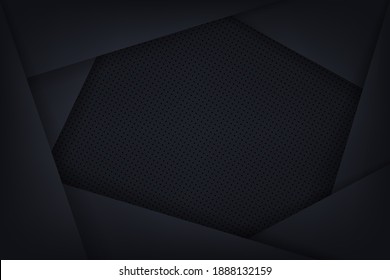 Abstract black background with modern design vector illustration