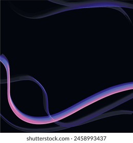 
Abstract black background with neon lilac and purple stripes for announcements, cards, posts, inscriptions, presentations