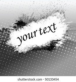 Abstract black background with place for text. Vector.