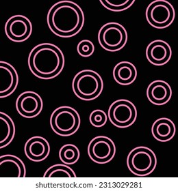 fondo negro abstracto con textura de líneas violetas en forma redonda