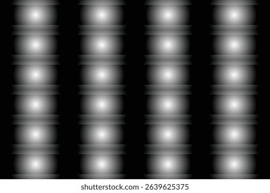 Abstract black background with a shiny glowing white light pattern.